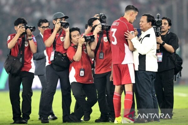 Prabowo Berterima Kasih atas Kemenangan Timnas Melawan China: Insha Allah Menuju Piala Dunia